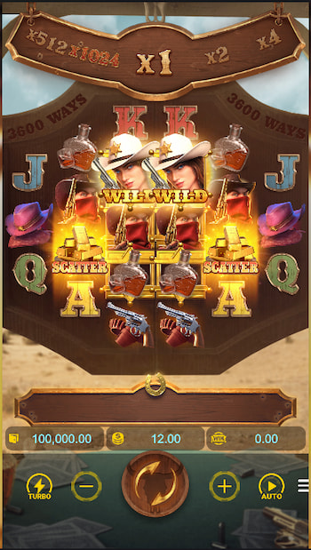 Wild Bounty Showdown bonus buy feature screenshot with free spins access